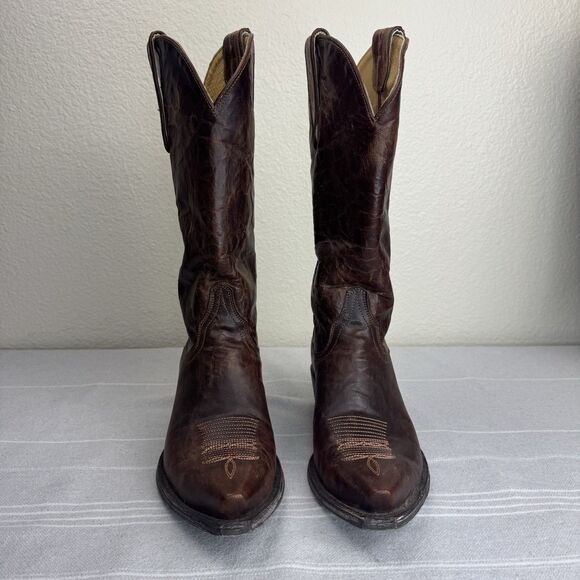 Idyllwind Wildwest Snip Toe Leather Western Boots Cowgirl Rodeo Brown 8 B - Picture 9 of 16